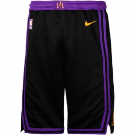 Män Los Angeles Lakers Shorts Nike 2023-24 City Edition Swingman